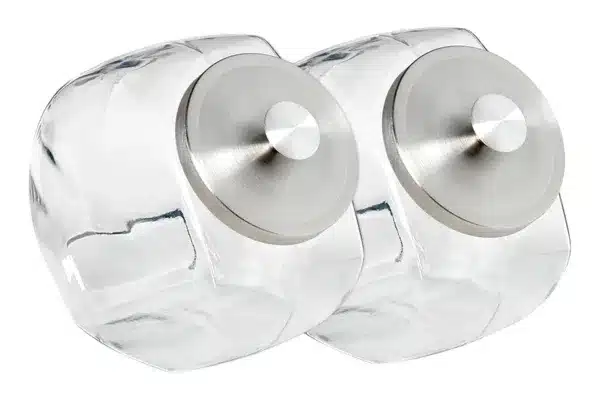 One-Gallon Candy Jars Two one-gallon candy jars that can be used as sandbaths for hamsters or gerbils