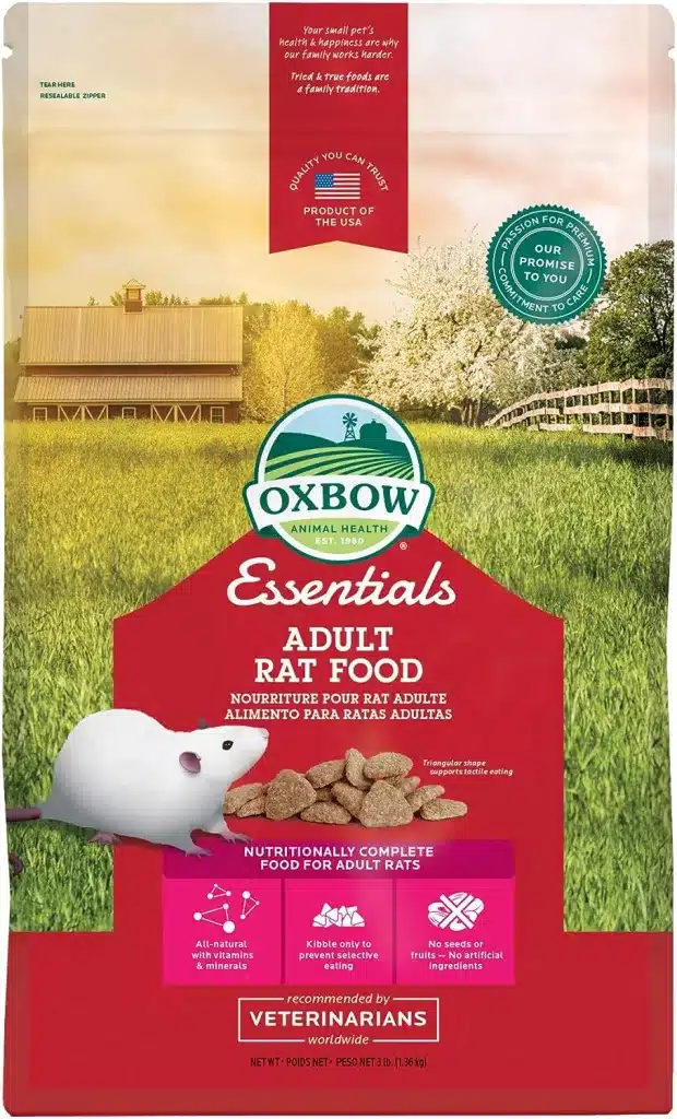 Oxbow adult rat food